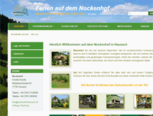 Tablet Screenshot of nockenhof-hausach.de